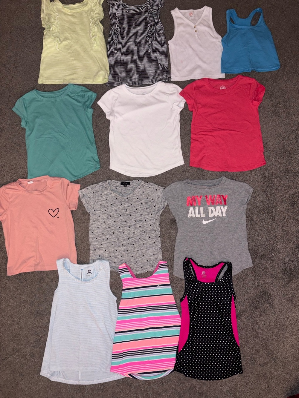 🌸✨ Girls Size 4 Clothing Lot – 13 Pieces | Summer Essentials + Activewear Mix ✨🌸